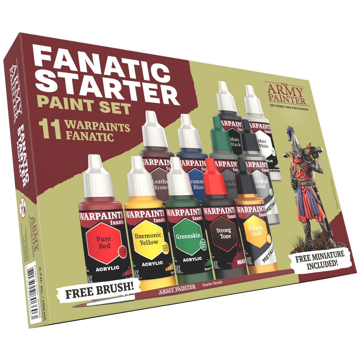 The Army Painter - Warpaints Fanatic: Starter Set – War and Peace Games ...